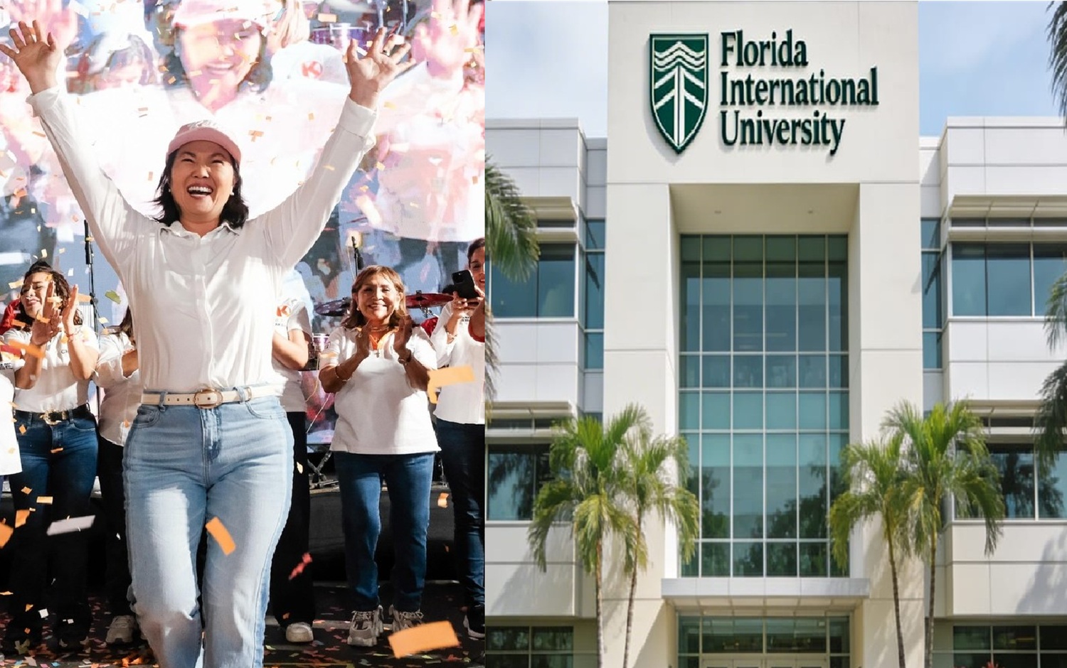 La Falsa 'Profesora Global' de Keiko Fujimori: "La Florida International University (FIU) la desmiente y pone en Jaque la Confianza de su candidatura y de sus aspirantes al Congreso".​