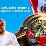 “ONPE al 100%: Keiko Fujimori (17.18%) y Roberto Sánchez (12.03%) en ‘Segunda Vuelta’. El JNE proclamará los resultados oficiales este domingo, iniciando la recta final por la presidencia en el Perú”.