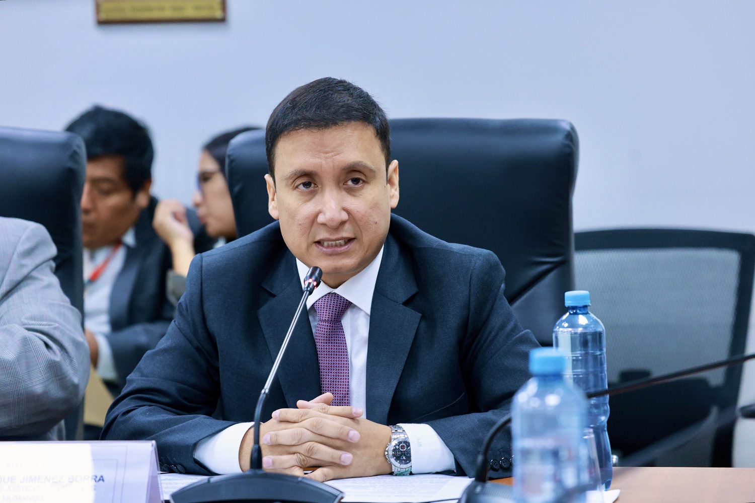 Ministro de Justicia reafirma: "No intervengo en decisiones de la Comisión de Gracias Presidenciales" y "Ninguna recomendación favorable se aprueba sin el voto unánime".​
