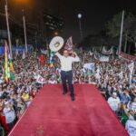 ¡Victoria Cantada Roberto Sánchez Palomino! La democracia peruana rompe récord con el mitin más grande del presente siglo, en menos de 48 horas, lleno total el ‘Campo de Marte’ en Lima.​