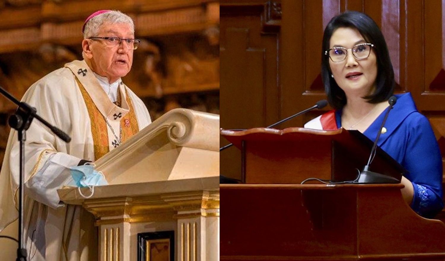 Arzobispo Carlos Castillo: "Presidenta Fujimori, la mejor preparación para recibir al Papa es que se deroguen las leyes pro-crimen. El Santo Padre exige justicia y coherencia, no ceremonias; hay que sanar la violencia".