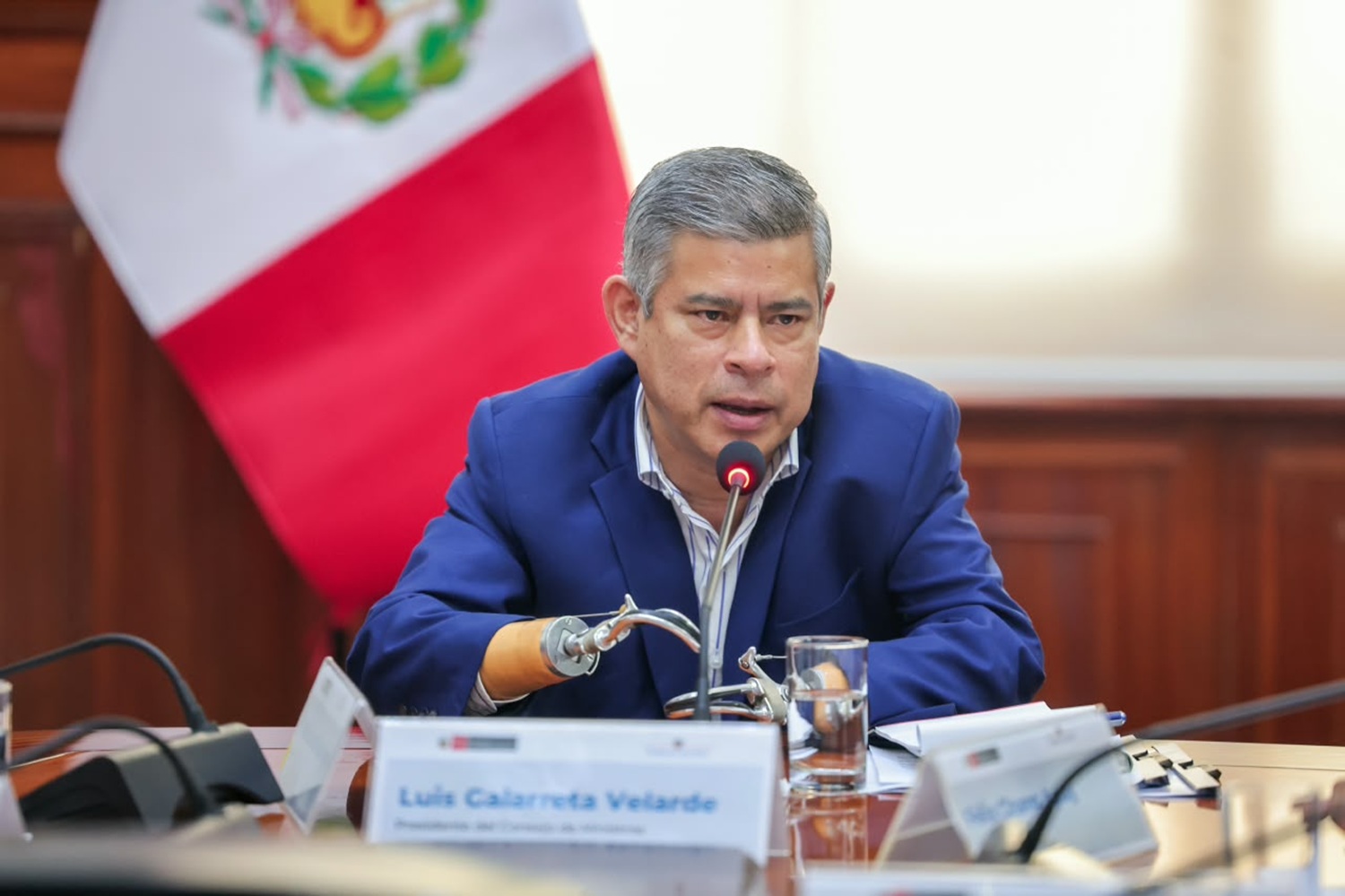 "Premier Galarreta: Gobierno actúa para proteger la vida y defender la producción en la bahía de Sechura (Piura) ante el Fenómeno El Niño. Se activa un alivio para los maricultores que recibieron préstamos en 2025".
