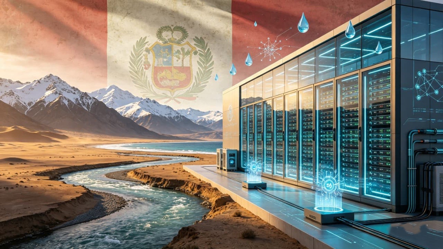 ¡La IA y los Data Centers! “No necesitan agua para beber, necesitan agua para enfriar”. ¿La verdad de los centros de datos? El Perú desperdicia ríos enteros que van al mar. ¿Podría ese agua ser la clave para crecer sin dañar a nadie?