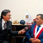 “Región Lima Provincias: la unidad de sus diputados abre una nueva etapa de desarrollo, 67 distritos en alto riesgo, prevención ante El Niño, cuatro ejes de política y desarrollo regional que expone el Diputado César Padilla”.​