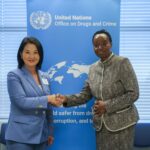 “Keiko Fujimori arranca su agenda en Nueva York con la UNODC: la seguridad, prioridad nacional ante el mundo. Hay que consolidar un frente común en la ONU cuya urgencia sea combatir las redes que unen el narcotráfico con la corrupción”.​