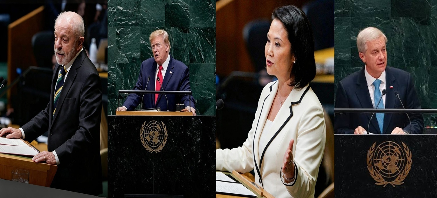 Cuatro voces, un mismo escenario: el mundo que Lula, Trump, Keiko y Kast presentaron desde la ONU. De la integración histórica a la cooperación moderna: el Perú lleva al mundo su lucha contra el terrorismo del siglo XXI.