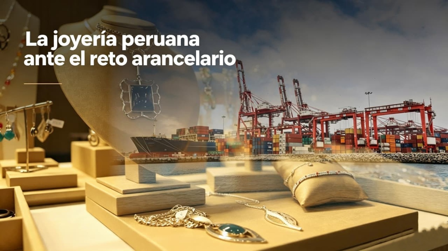 ¡Joyería peruana cae 71.8% en un semestre! "El arancel de EE.UU. golpea al sector, de US$ 82 millones a US$ 23 millones, sin protección arancelaria, la joyería nacional pierde terreno frente a México y Jordania".​