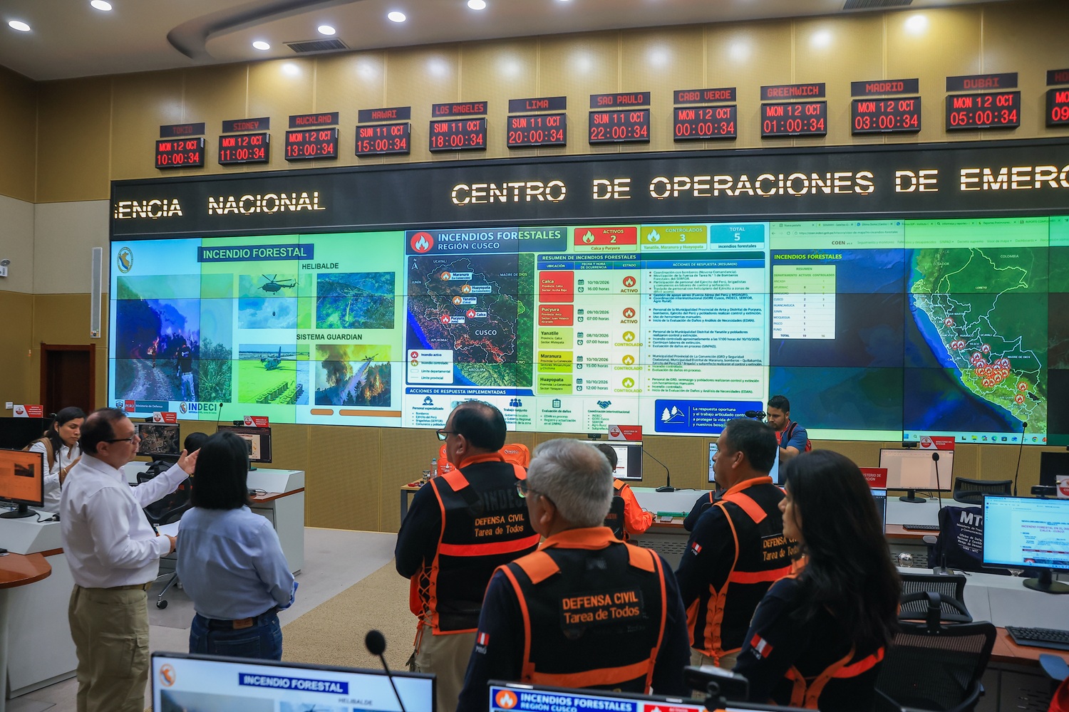 ¡385 incendios forestales en el año! "Estado despliega recursos aéreos en Cusco y Junín mientras se prepara para el impacto de El Niño en los próximos meses que amenaza con incrementar el riesgo de futuros incendios".