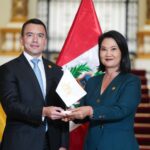Perú asume Presidencia Pro Tempore de la Comunidad Andina 2026-2027 en ceremonia en Palacio de Gobierno: “Cuenten con el Perú para liderar este proceso”, afirma presidenta Keiko Fujimori tras recibir el banderín de manos de su homólogo de Ecuador, Daniel Noboa.