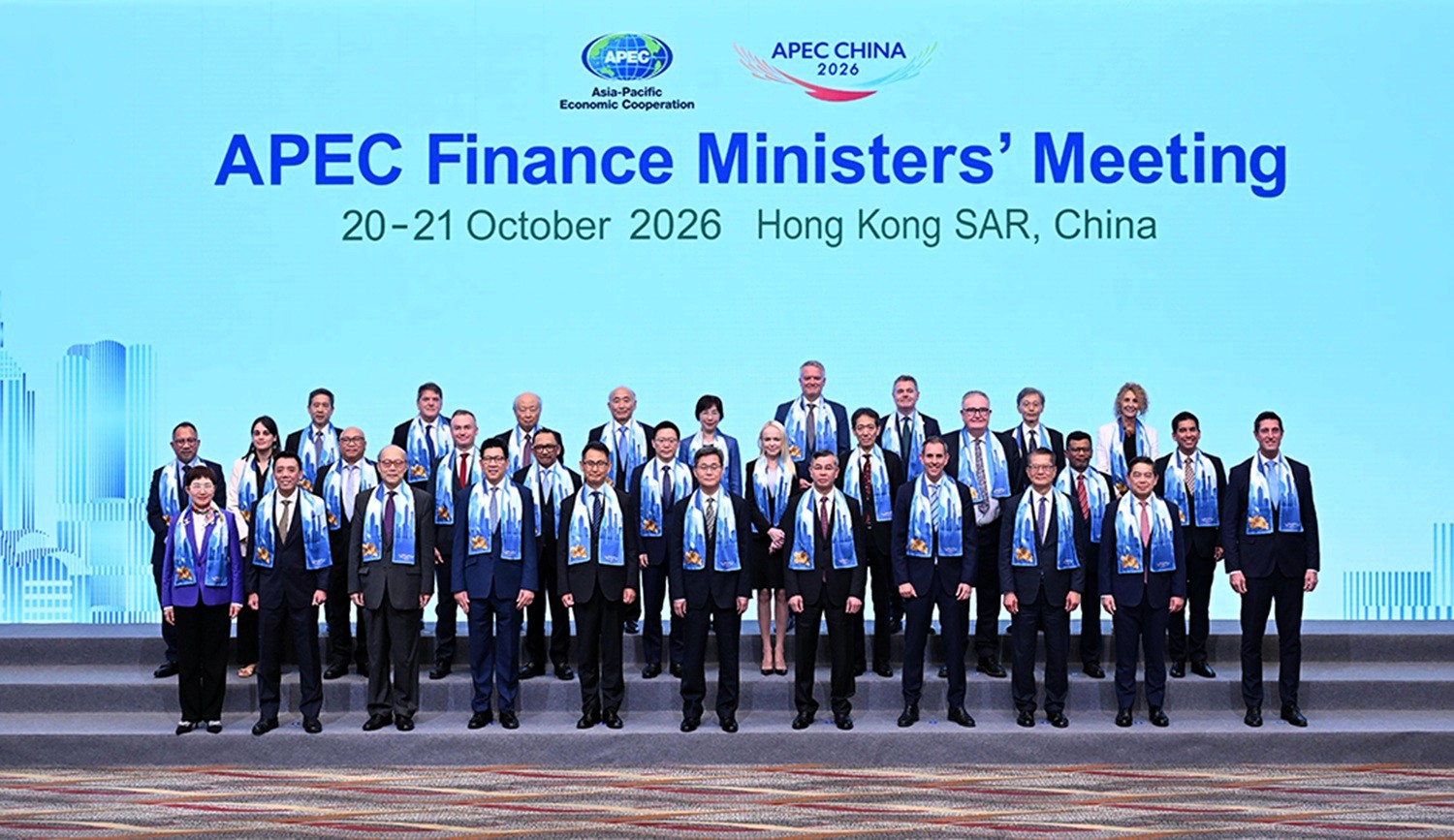 Los ministros de finanzas de APEC emiten una declaración conjunta: Comunicado emitido por la Reunión de Ministros de Finanzas de APEC - Hong Kong, China, 21 de octubre de 2026.